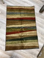 44x29 striped rug