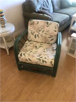 Green wood chair, #11