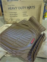 Deep Dish Heavy Duty Car Mats Brown Still in Box