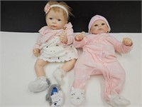 2 Baby Dolls AVA & LITTLE PEANUT W COA's