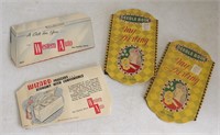 4 Vintage Advertising Needle Books