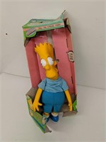 Large talking Bart Simpson with original box, non