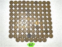 (97) Wheat Cents 1940\'s