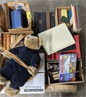 Pallet w/ Assorted Items incl Teddy Bear, Books,