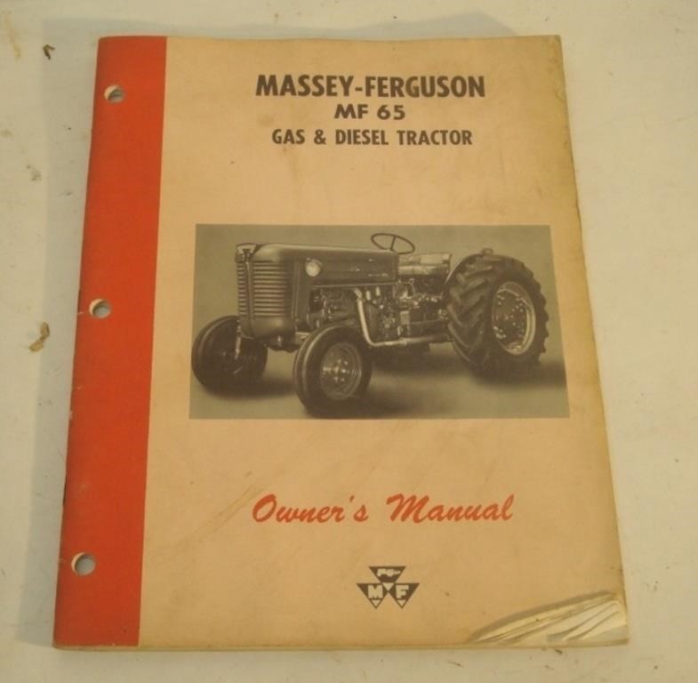 Massey Ferguson MF 65 Tractor Manual