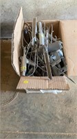Box of power line wedge clamps