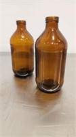 PALLET APPROX. 2520 AMBER COLOURED GLASS BOTTLES