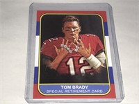 Tom Brady Football Card
