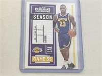 2020-21 Lebron James Contenders Basketball Card