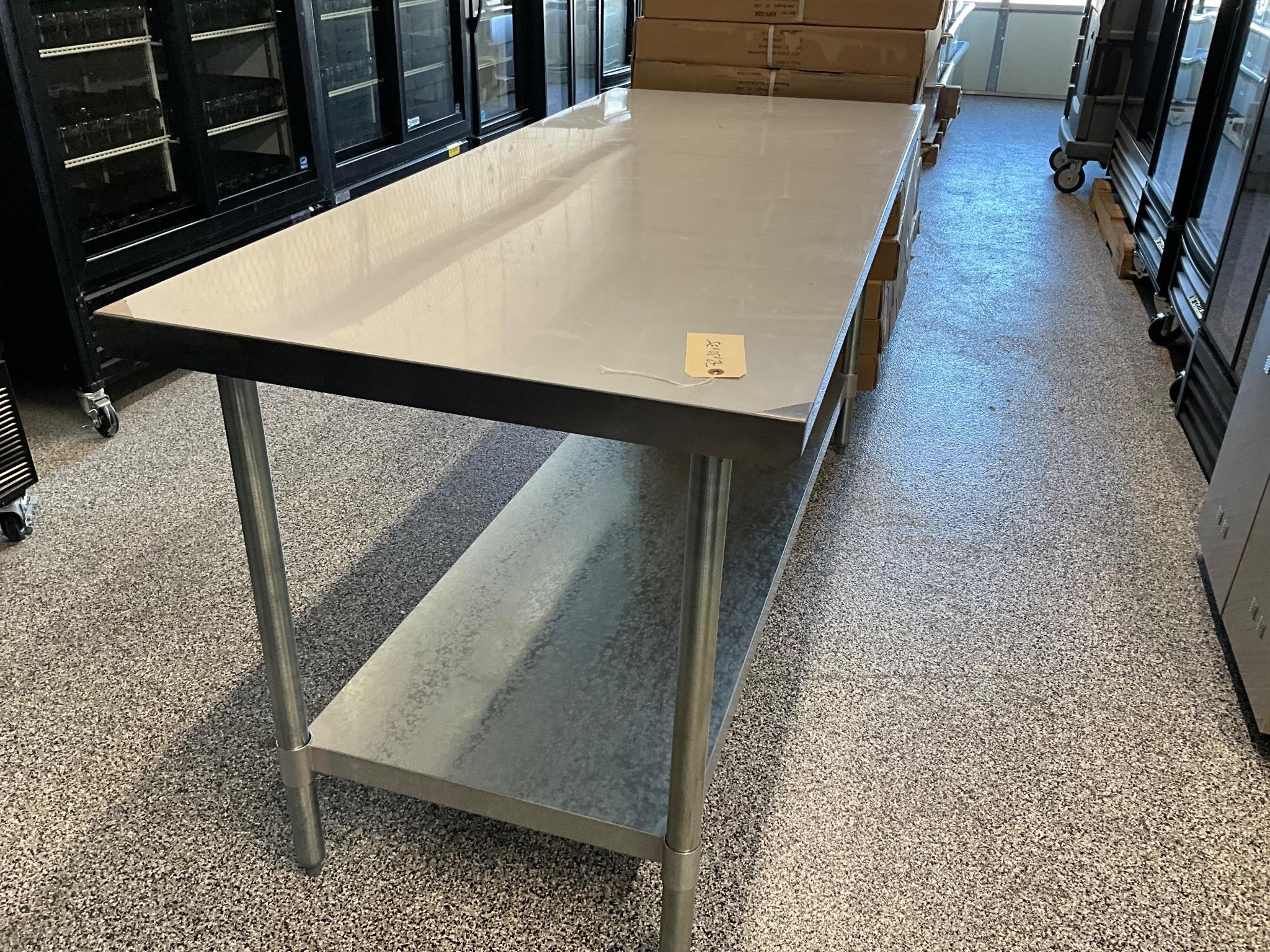 New BK 72x30 stainless steel table. New in box