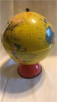 Vintage All Metal World Globe