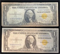Series of 1935A Yellow Seal Silver Certificates