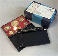 (5) 1974 US Proof Coin Sets