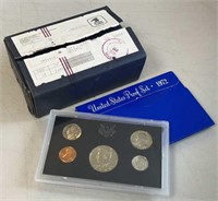 (5) 1972 US Proof Coin Sets