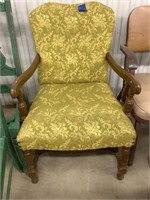 Vintage English baroque style chair