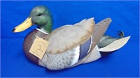 Ducks Unlimited Mallard Drake Decoy A Hand Painted