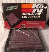 New K&N High Flow Air Filter