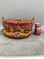 1995 Signed Longaberger Pumpkin Basket w/