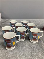 8 Vintage Maxwell Coffee Cups
