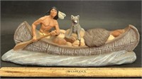 CERAMIC DECOR ITEM-NATIVE AMERICAN