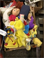 BOX OF DOLLS, TOYS