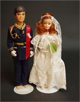 (2) British Royal Wedding Dolls