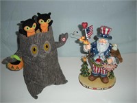 Uncle Sam Porcelain Figure-Dancing Halloween Tree