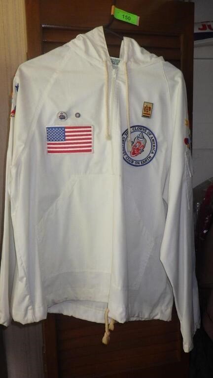 VINTAGE COAST HWY JACKET W/ CLOWN PATCHES & PINS>>