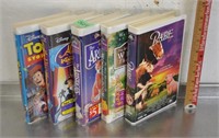 Vintage Disney VHS movies, 4 are sealed