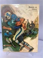 Bears vs Lions Oct 15 1967 program