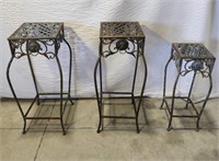 Matching Metal Plant Stands