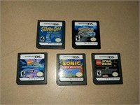 Bag of Nintendo DS games
