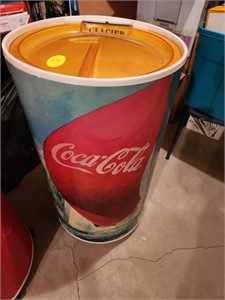 Coca Cola Cooler on Wheels- 36" x 20"