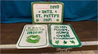 3 New Irish / St. Patrick’s Day Metal Signs