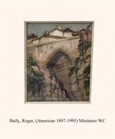 BAILEY, Roger, (American,1897-1995)  Miniature   W