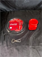 Coca-Cola Bottle Opener, Coaster, Coozies