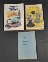 Three Vintage Magic Books