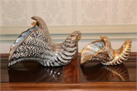 2 Stangl Pottery Cornucopia Horn of Plenty Shells