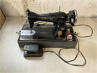 Southern Pride Sewing Machine + Pedal & Case