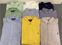 9 Ralph Lauren Button Up Shirts Size XL