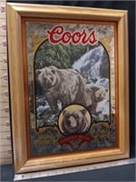 Coors Nature Series No 6 Mirror -Grizzly Bear
