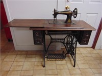 Antique Singer Sewing Machine 37" W X 31" H X 18"d