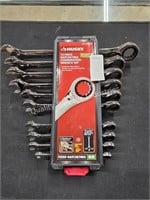 10pc ratcheting combo wrench set (display area)