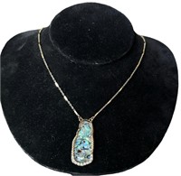 NEW Park Lane Abalone Pendant Necklace