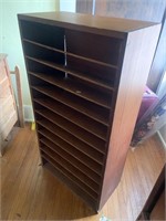 Wooden organizing cabinet