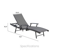 $553  SunVilla Sling Wave Chaise Lounge, 2-Pack