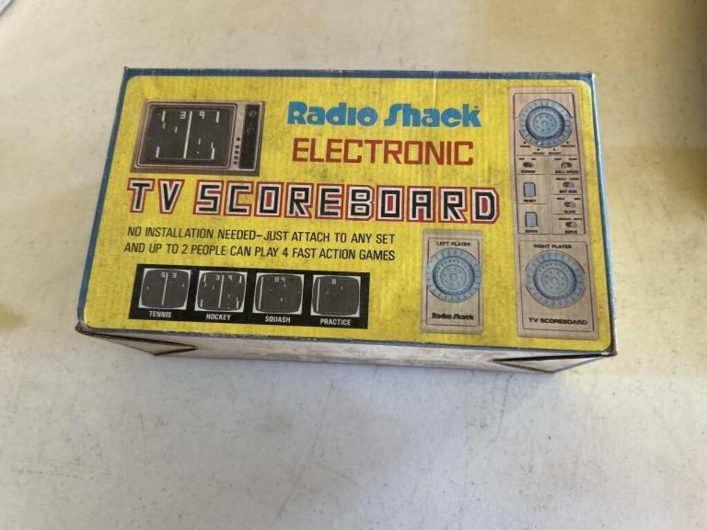 Radio shack  electronic tv scoreboard