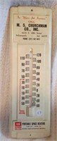 Churchman metal thermometer Indianapolis