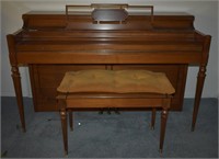 Vintage Everett Upright Piano w/ Bench