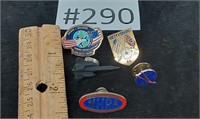 NASA,Jet fighter,Gettysburg, NHRA pins